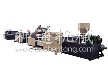 Cable filled wire mesh wire production line